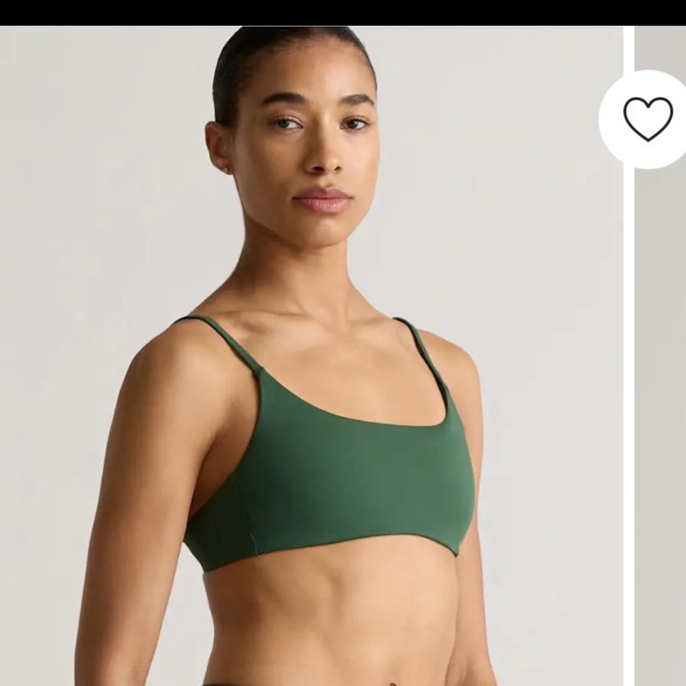 Quince Palm Bikini Bralette swim top medium